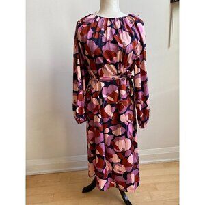 DONNA Morgan Women Floral Belted Dress BNWOT Sz 10 New